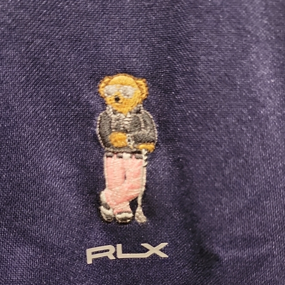 RLX Ralph Lauren Navy Polo with White Trim - Picture 4 of 13